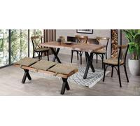 Table de salle à manger 4 chaises Banc Assise Ensemble original Salle à manger JVmoebel