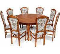 Table de salle à manger & 8x chaises Set de salle à manger Table calsienne Chaise Tables Z16