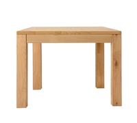 Table de salle à manger bois massif Cana LxWxH 75x75x75,5cm
