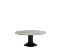 Table de Salle à Manger Centrale Ø90, Marbre Gris/Noir