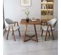 Table de salle à manger compacte avec chaises, design moderne pour petits espaces, idéal pour le petit déjeuner et la salle à manger