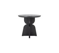 Table de salle à manger D80 cm en bois de sapin noir Vixen