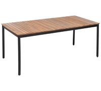 Table de Salle à Manger de Jardin Rustique Traditionnel en Bois d'Acacia Cl