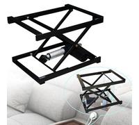 Table de salle à manger électrique réglable en hauteur, table basse à commande manuelle, poste de travail élévateur à ciseaux avec télécommande sans fil, bureau d'ordinateur polyvalent pour la maison