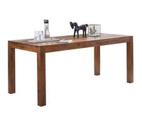 FineBuy Table à Manger Bois Massif Table de Cuisine Design Sheesham 120 x 60 cm | Table de Salle à Manger Style Maison de Campagne Table en Bois Meubles en Bois Naturel Salle à Manger Meubles