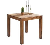 Table de salle à manger en bois massif Sheesham - FINEBUY - Rectangulaire - 4 places