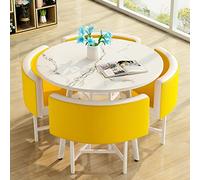 Table de salle à manger et de conférence ronde moderne pour la maison et le bureau Bureau de réunion polyvalent Table de réception et de séminaire Table compacte pour enfants et salon Élégante et