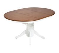 Table de salle à manger extensible AKRON Frêne marron 106/150 cm 106 cm Bois