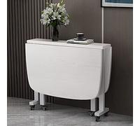 Table de salle à manger extensible avec roulettes, table de cuisine pliable pour économiser de l'espace et faciliter la mobilité