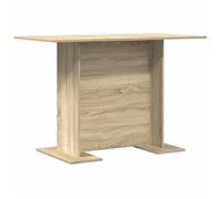 Table de salle à manger extérieure - vidaXL - 110x60x75 cm - Chêne Sonoma - Bois d'ingénierie - Rectangulaire