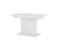 Vicco Table de Salle à Manger Fenaro, Blanc, 120-160 x 80 cm Extensible, Extensible avec rallonge pour des Dimensions de Table Flexibles