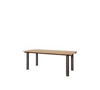 Table de Salle à Manger Ferm Living Atura 200x90 Chocolat noir/Placage Chêne