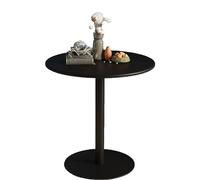 Table de salle à manger haute ronde moderne et peu encombrante en métal, table de bistrot compacte pour pub et cuisine, finition mate (taille : 48 x 48 x 72 cm)