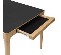 Umage Table de salle à manger Heart'n'Soul 90x200cm noir obsidien LxlxH 200x90x75cm