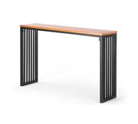 Table de salle à manger industrielle haute et étroite, style ferme, table de bar pour cafés, espaces de loisirs et salles à manger