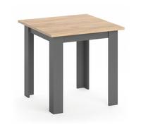 Vicco Table de Salle à Manger Karlos, Chêne doré, 80x80cm