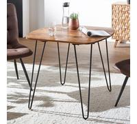 Table de salle à manger KELA 80x80x76 cm Sheesham massif |