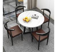 Table de salle à manger moderne marron pour bureau, salle de réception, club, petite table de négociation pour salle de conférence pour appartement familial 60 x 75 cm