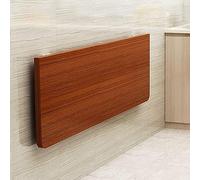 Table de salle à manger murale pliable pour cuisine, bureau, chambre à coucher, salle de bain, bureau et balcon - Marron - 100 x 40 cm