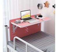 Table de salle à manger murale pliante marron - Établi en bois massif pour dortoirs, bureaux, chambres et salles d'étude - Gain de place polyvalent 60 x 30 cm