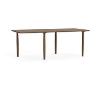 Table de Salle à Manger Oku L200 cm Chêne Fumé Clair