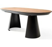 Table de salle à manger Ovale Extensible Design Bois JVmoebel
