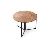 Table de salle à manger pliable couleur bois BRONIE