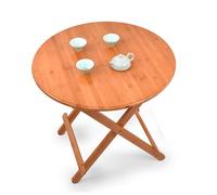 Table de salle à manger pliable extensible en bambou portable pour cuisine et salon, solution d'économie d'espace pour les petites surfaces