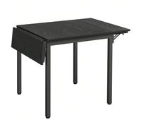 Table de Salle à Manger Pliable, Table de Cuisine Extensible, Bureau, pour 2 à 4 Personnes, rectangulaire, avec abattants, pour Petits espaces, Noir Il est temps d'avoir une table pliable... Si vous o