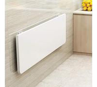 Table de salle à manger pliante compacte à fixation murale pour cuisine, bureau, chambre à coucher, salle de bain, bureau et balcon (blanc, 120 x 30 cm)