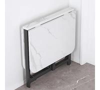 Table de salle à manger pliante - Extension multi-usages, table de cuisine et de salle à manger peu encombrante avec pieds réglables, facile à plier/déplier, design anti-retournement pour les petits