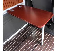Table de salle à manger pliante murale peu encombrante avec tasse d'évier de réserve pour camping-car, bureau à domicile et activités de plein air