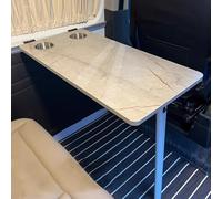 Table de salle à manger pliante murale peu encombrante avec tasse d'évier de réserve pour camping-car, bureau à domicile et activités de plein air
