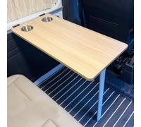 Table de salle à manger pliante murale peu encombrante avec tasse d'évier de réserve pour camping-car, bureau à domicile et activités de plein air