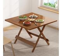 Table de salle à manger pliante portable - Établi industriel peu encombrant pour intérieur/extérieur, parfait pour les pique-niques, le camping, les jeux de société - 68 x 60 cm - Couleur B
