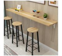 Table de Salle à Manger Pliante Suspendue pour la Maison, Table Longue et étroite, Table Pliante Murale, Bureau Mural Flottant pour buanderie, Bar, Maison (Couleur Bois, 50 x 30 cm)