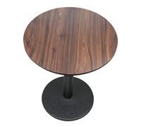 Table de Salle à Manger Repas Dîner Restaurant Maison Intérieur MDF, Table de Bistro/Café/Bar/Cuisine Planche de Bois + Pieds en Fer,70 * 70 * 72cm (B)