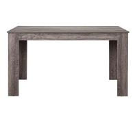 Table de salle à manger robuste Nora, chêne sombre, 140 x 90cm