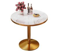 Table de salle à manger ronde du milieu du siècle pour 2 à 4 personnes avec socle pour la maison, le bureau, le salon, la cuisine, les loisirs, table basse ronde, noire, contemporaine