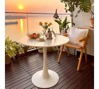 Table de salle à manger ronde moderne en forme de tulipe pour la maison, la chambre à coucher, les loisirs