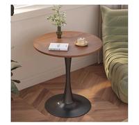 Table de salle à manger ronde, petite table guéridon tulipe pour salle à manger ou salon, plateau en MDF, base en acier, design moderne, capacité de 100 kg
