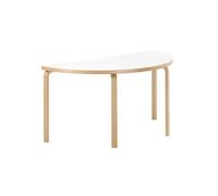 ARTEK table AALTO TABLE 96 (Bouleau laqué naturel, plateau en HPL IKI blanc - Bois massif et placage)