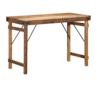 Table De Salle À Manger Vidaxl 110x55x76 Cm En Bois Massif De Récupération
