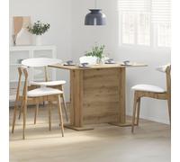 Table De Salle À Manger Vidaxl En Chêne Artisanal 110x60x75 Cm En Bois D'ingénierie