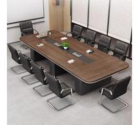 Table de salle de conférence - Grand bureau d'ordinateur, table de réunion rectangulaire épaisse multifonctionnelle pour bureau, salle de réunion, 350 x 170 x 75 cm