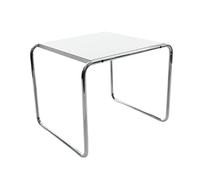 Knoll International Table de salon Laccio carrée blanc LxHxP 55x48x45cm