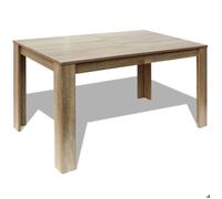 Table de salon salle à manger design 140 cm chêne 0902144