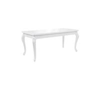 Table de salon salle à manger design 179x89x81 cm blanc brillant 0902163