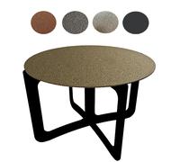 Table de Salon Table Basse Métal Enduit Poudre Table D'Appoint Intérieur
