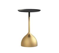 Table de Salon Table d'appoint Ronde, bibliothèque de Salon, Table for la Maison, Buffet canapé, créative et Simple for activités Table Basse(Gold)